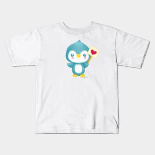 Kawaii Penguin Kids T-Shirt